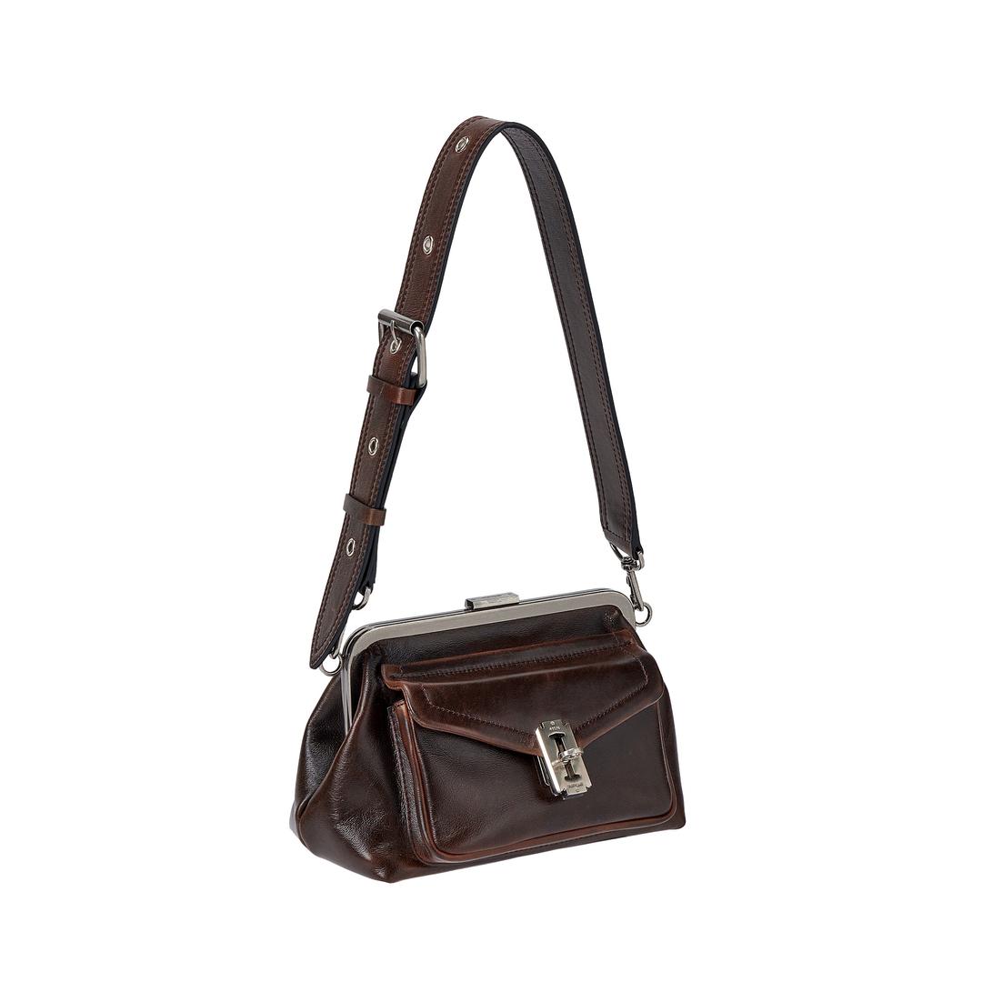 Occam Doux Cargo Frame Shulder S (오캄 두 카고 프레임 숄더 스몰) Brown