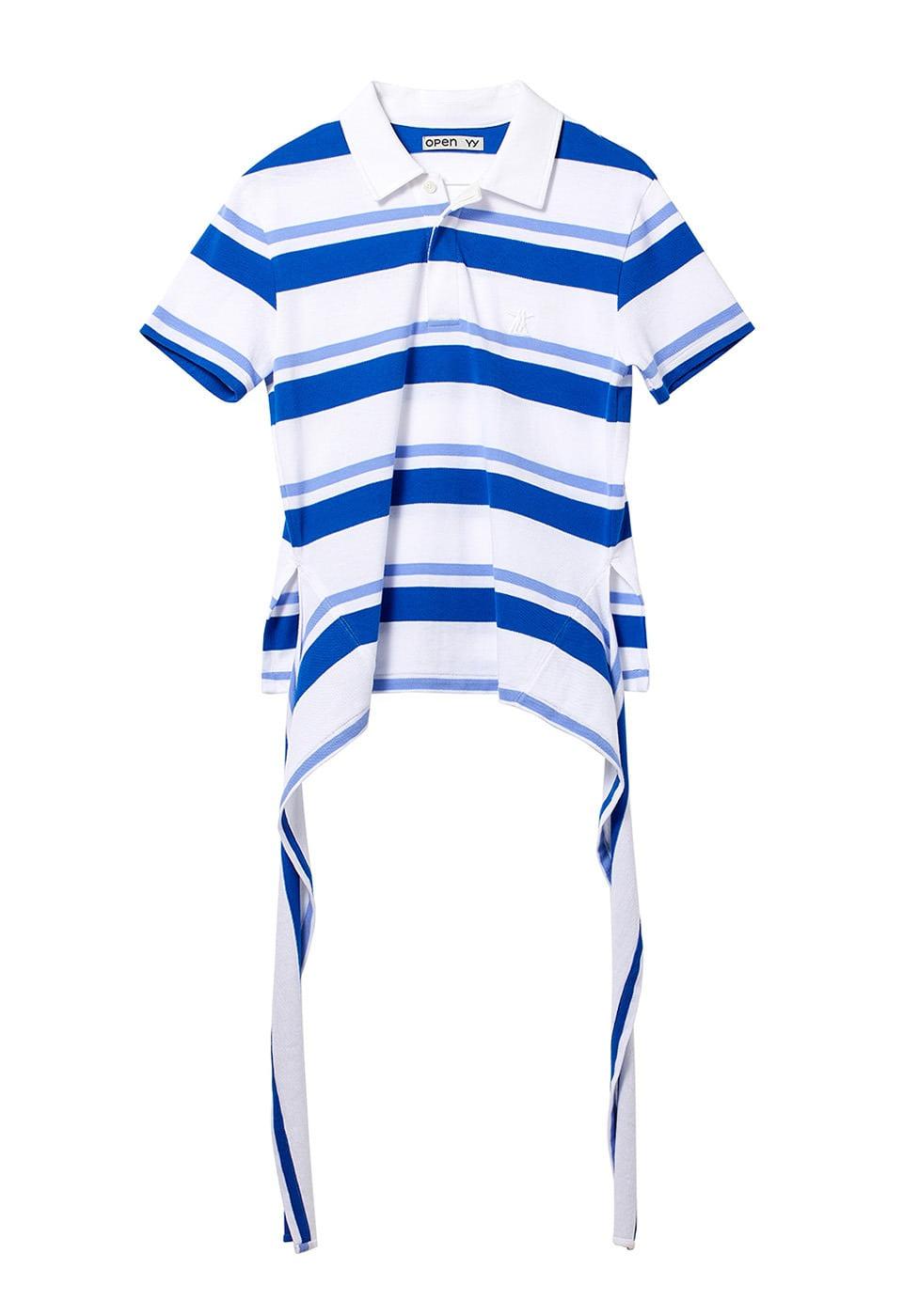 TRIM POLO T-SHIRT, BLUE
