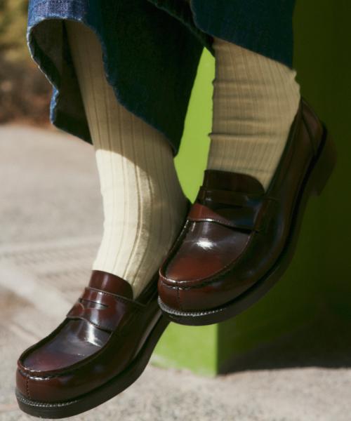 여성용 PU 스퀘어토 페니로퍼 HS-4900_JAMAICA