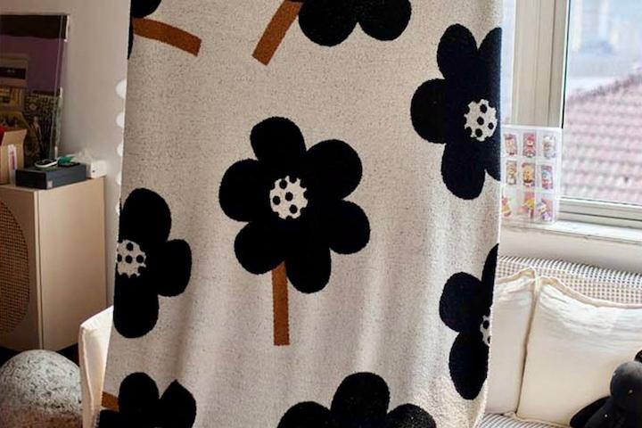 My Flower Blanket 소파 담요 니트 블랭킷