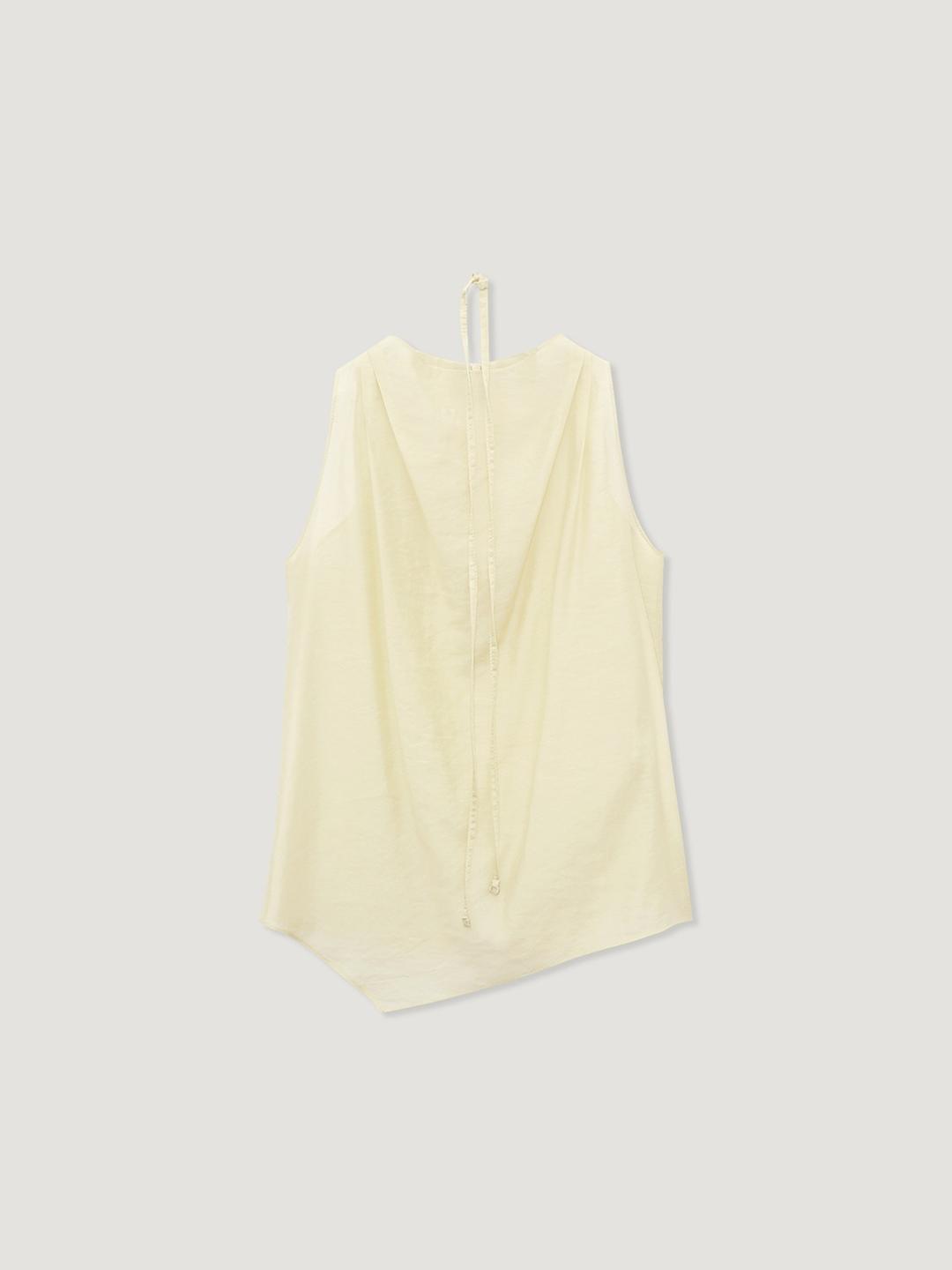 [2차 리오더] 블랙 3/24 순차출고_Drape See-Through Blouse