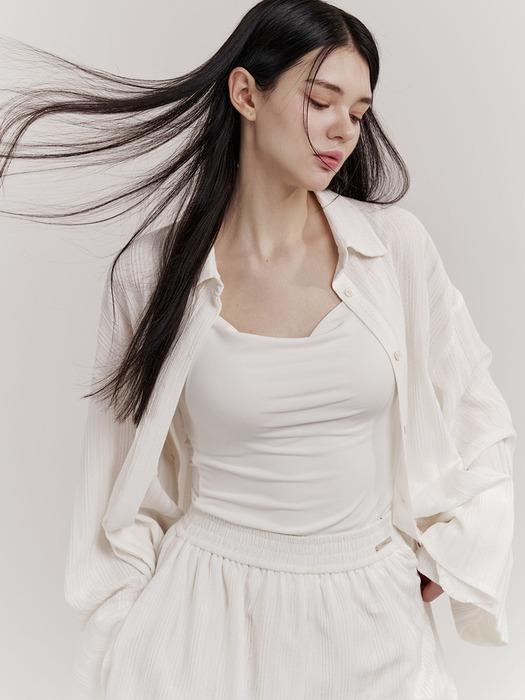 Maris Loose-fit Shirt (Ivory)