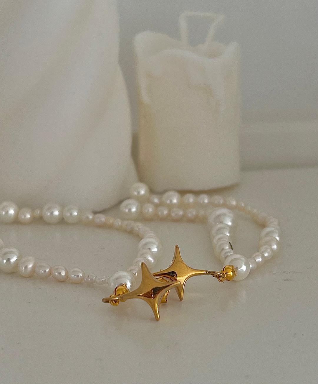 starry pearl earrings(한정수량 15% 할인)