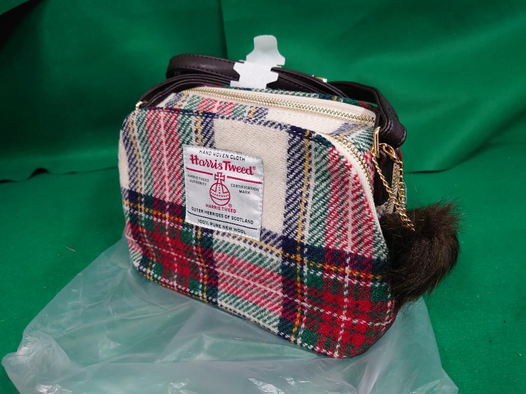 ハリスツイード（Harris Tweed） お財布ショルダーバック