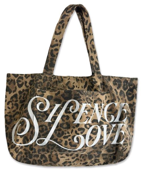 레오파드 캔버스 백