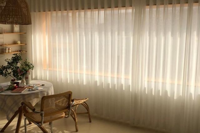 [5%쿠폰][맞춤]이음선 없는 쉬폰커튼 4종(나비주름/평주름/봉집형)