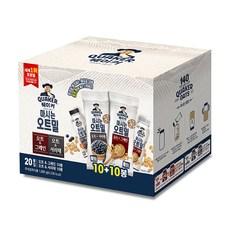 퀘이커 마시는 오트밀 낱봉팩 그레인 10p + 서리태 10p