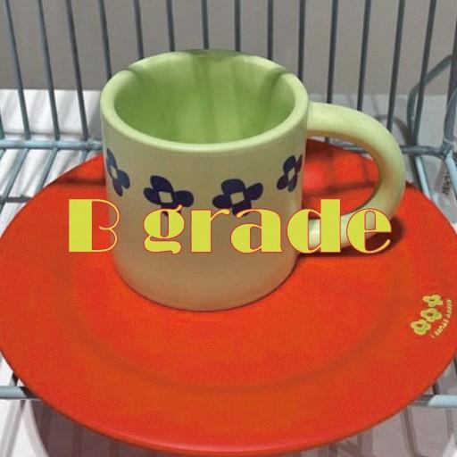 B급 할인 메로나색 super sweer 'ㄷ' MUG