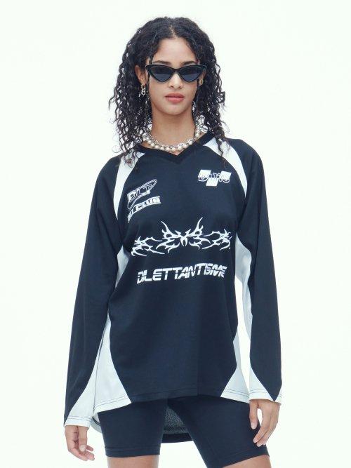 스포츠 풋볼 져지 티셔츠 (BK)