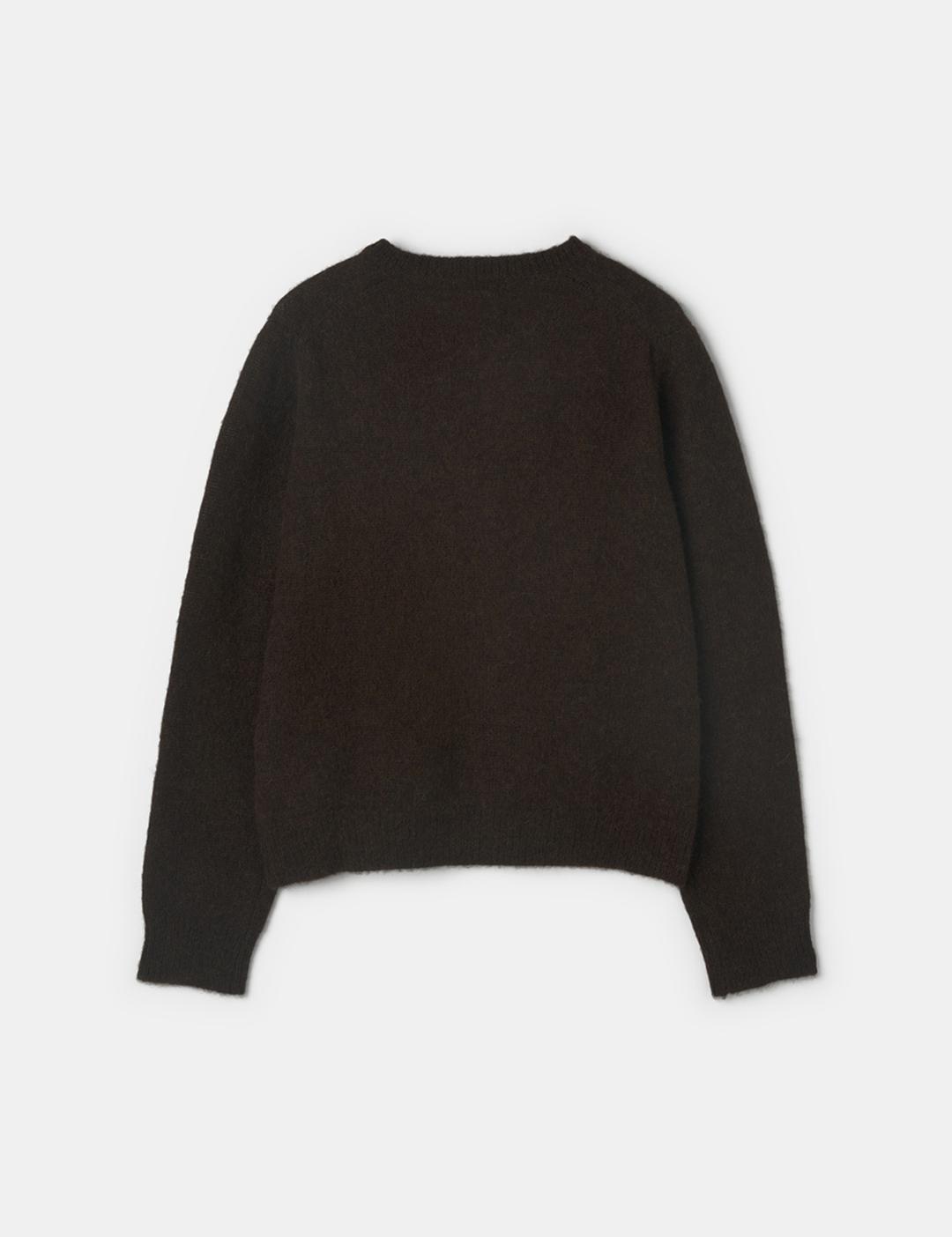 Ronnie Placket Sweater (Brown)