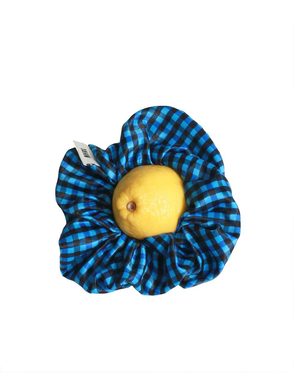 깅엄 스크런치 - 블루