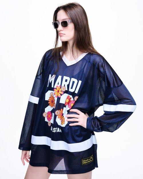 마뗑킴 MATIN CITY VACANCE MESH TOP IN WHITE - 위시버킷