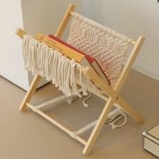 내일의공간 마크라메 테슬 잡지보관함 (매거진랙)