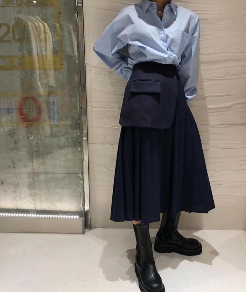 !!블랙!! 강아지숲제작상품-랩주름스커트!-프리오더주문으로워킹데이기준2.5주에서3주예상해주세요