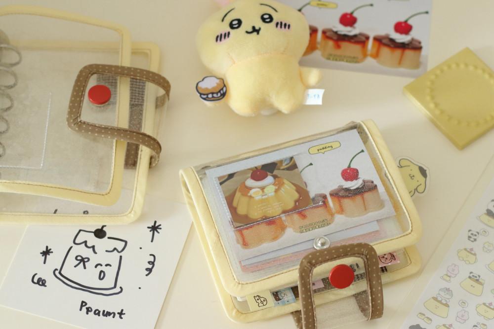 수심 Pudding Pocket Diary(12 Type) M5 A7 푸딩 포켓 다이어리 5공 바인더 투명