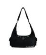 Multi Studded Logo Cross Bag (Black)