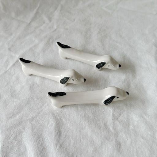 강아지 수저받침대