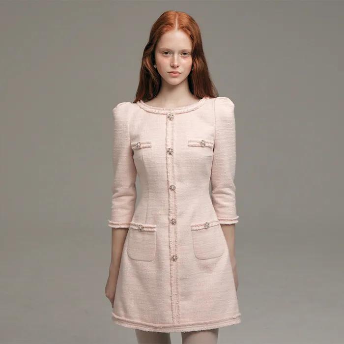 Bibi Tweed Dress_2color