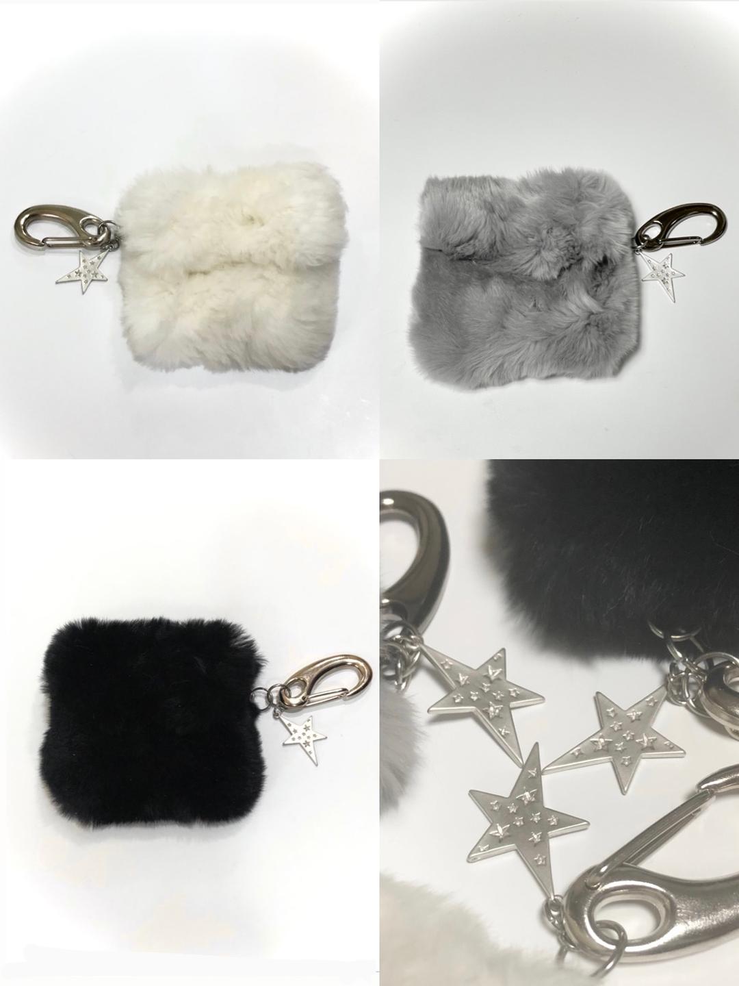 Fluffy coin purse