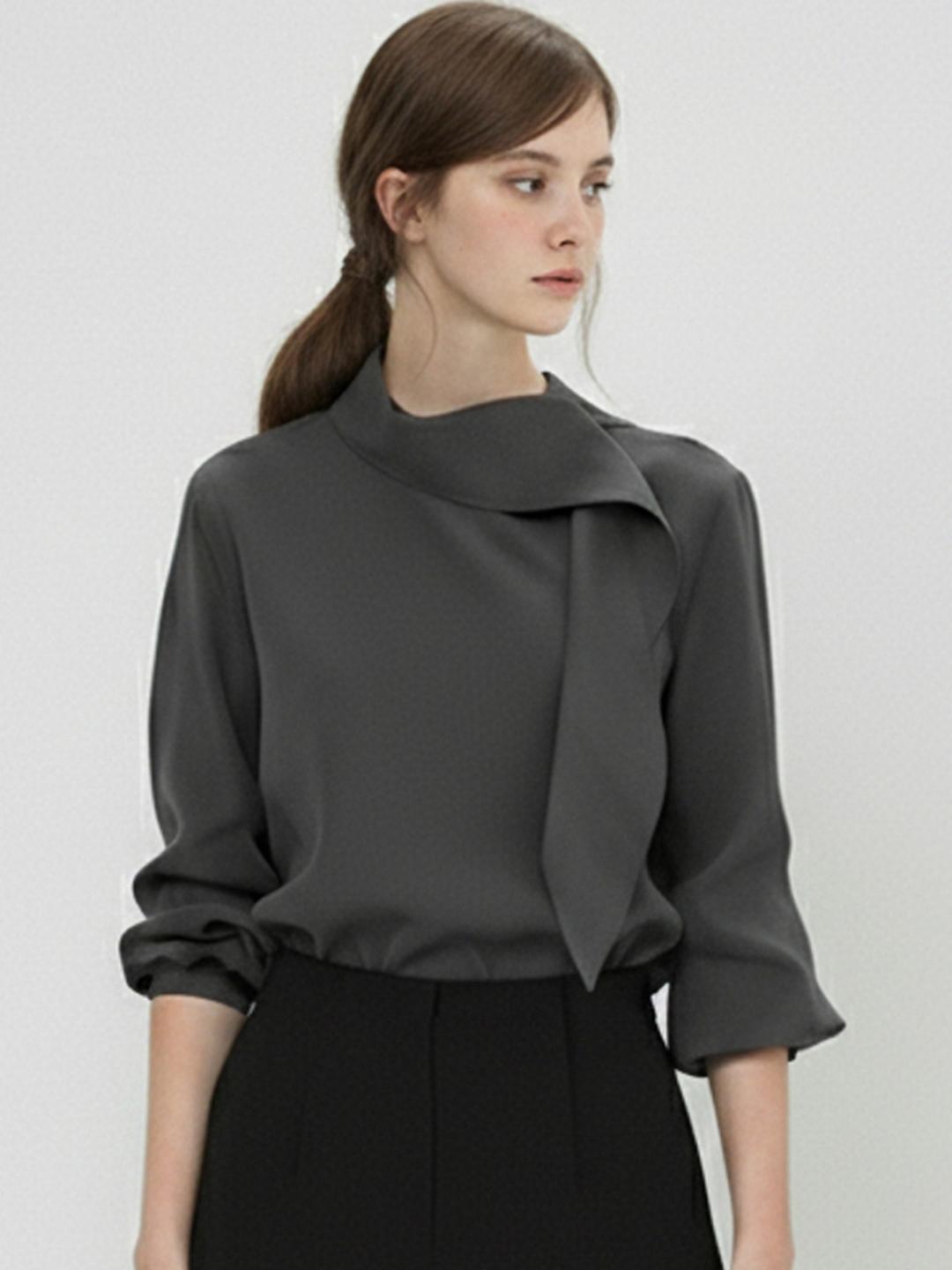 블레어 타이 블라우스