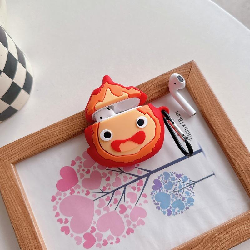 입체 불꽃 에어팟 4 케이스 4세대 이어폰케이스