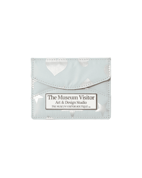 HEART STAR CRACK CARD WALLET (LIGHT GREY)