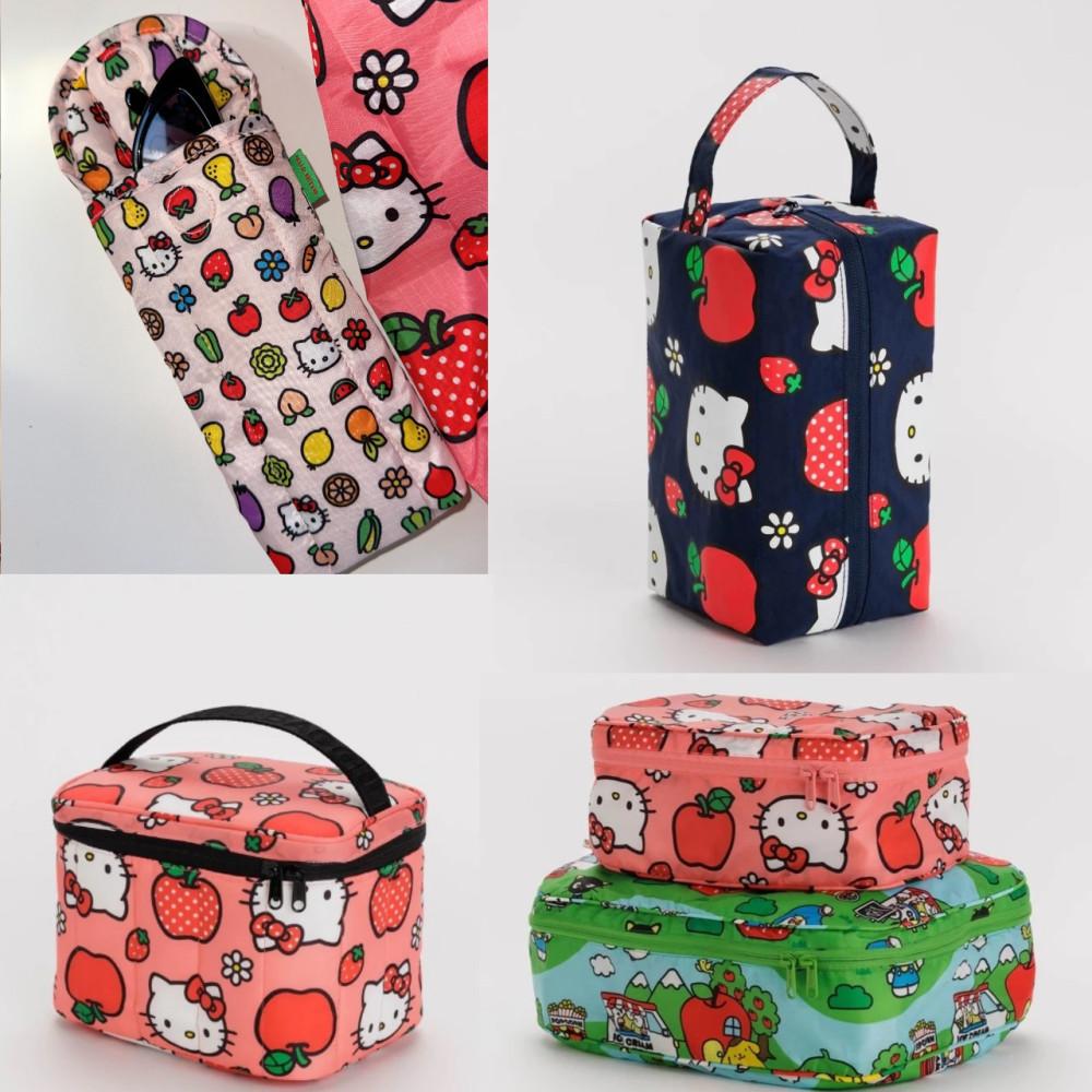 BAGGU X Sanrio Hello Kitty 바쿠 X 산리오 헬로키티 콜라보 모음(노트북 케이스 외 파우치류 11개)