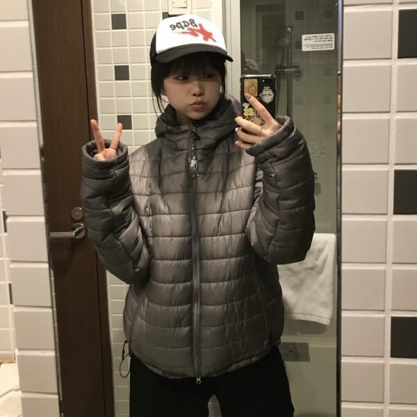 keemy 경랑 후드 패딩