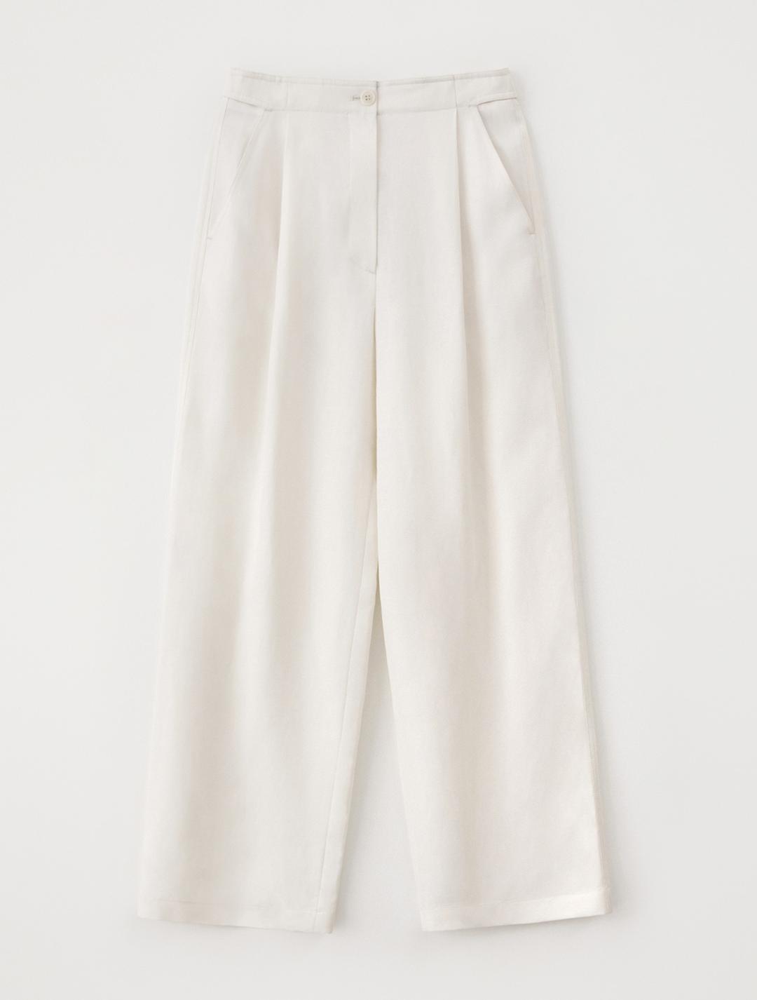 Waist Strap Pants (White)