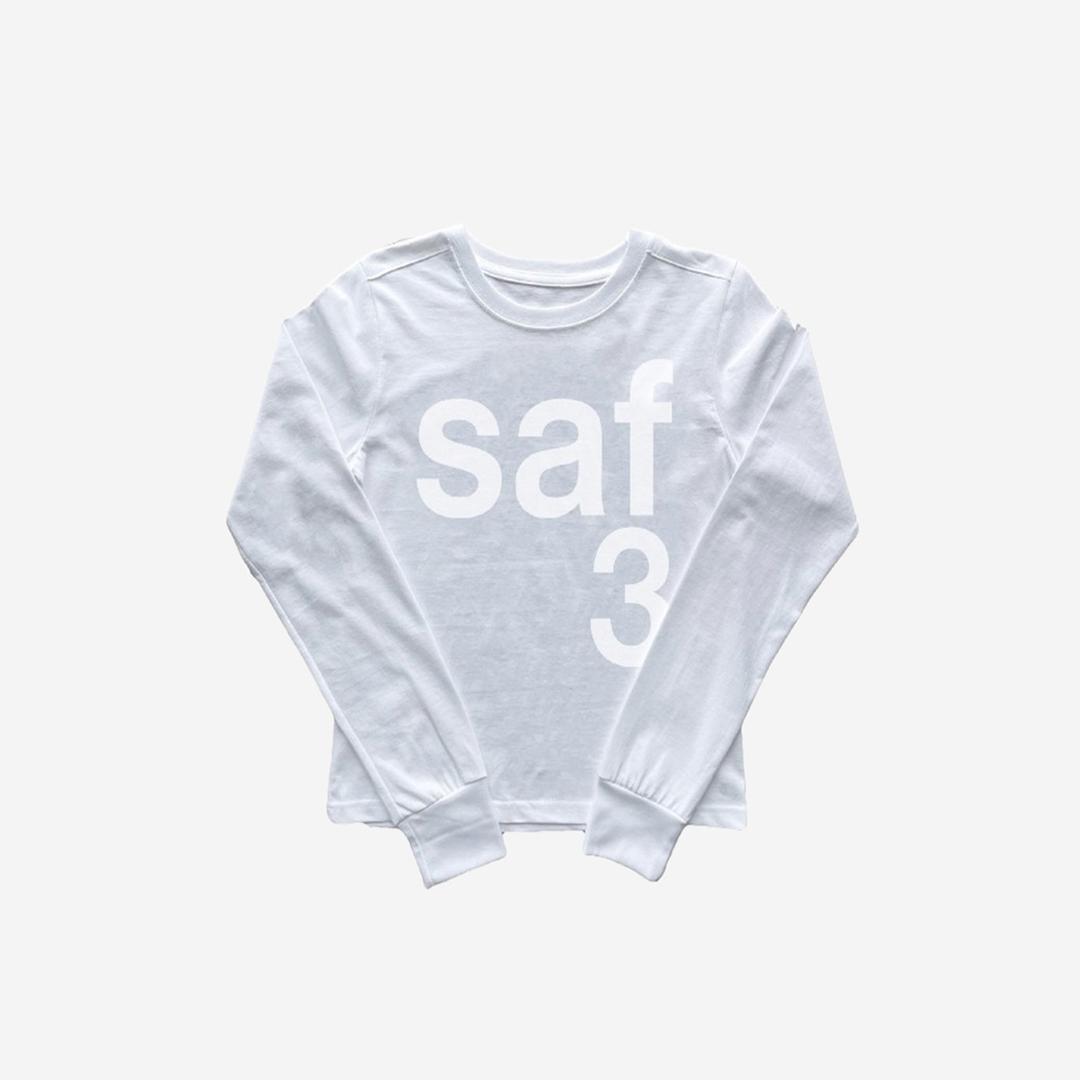 Safarispot Women 1/2 Basic Safari LS T-Shirt White