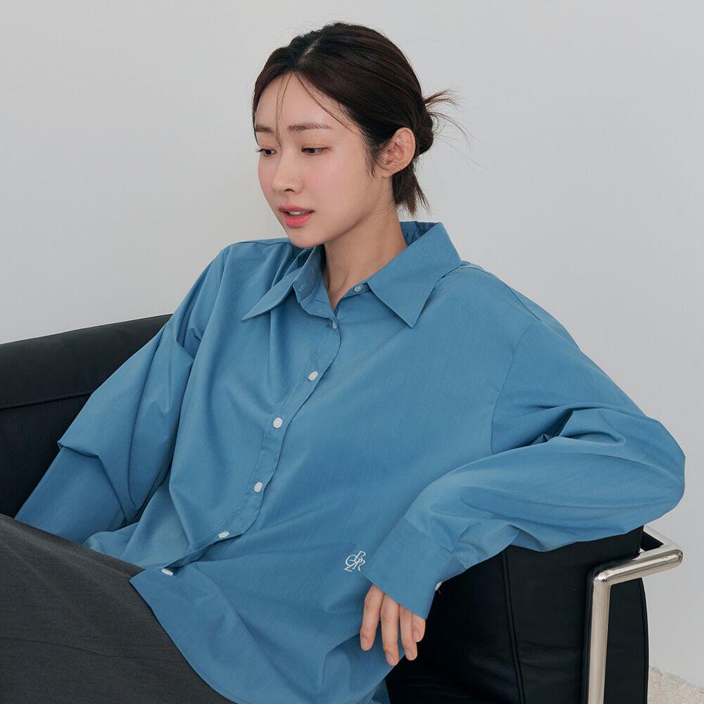 [단독] 링클 프리 베이직 셔츠_INDIE BLUE