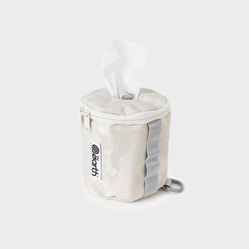 WHITE CAMO Roll Tissue Case