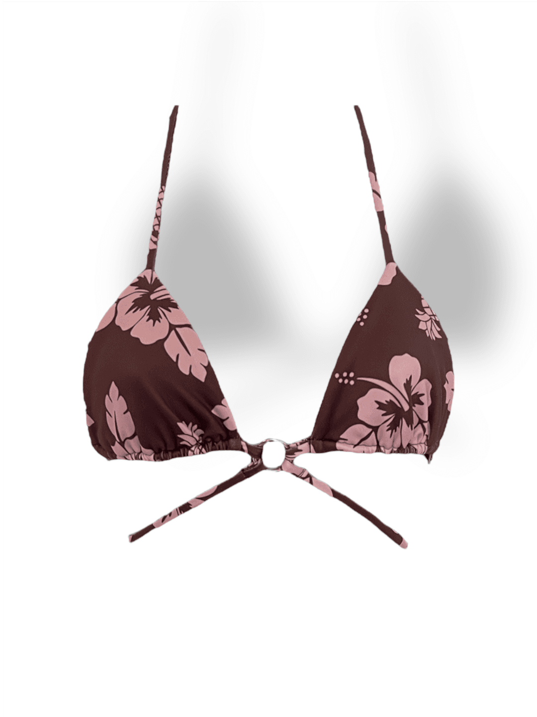Chocolate hibiscus ring Top - X-Small