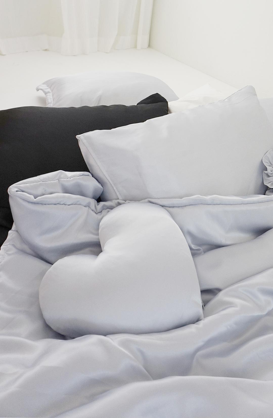 Heart Satin 쿠션커버 20colors