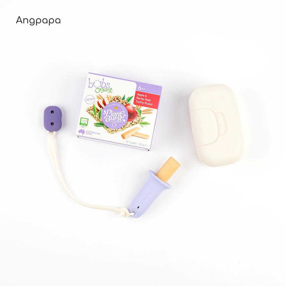 앙파파 홀더세트 - 이앓이과자 티딩러스크1box 홀더1개 케이스1개