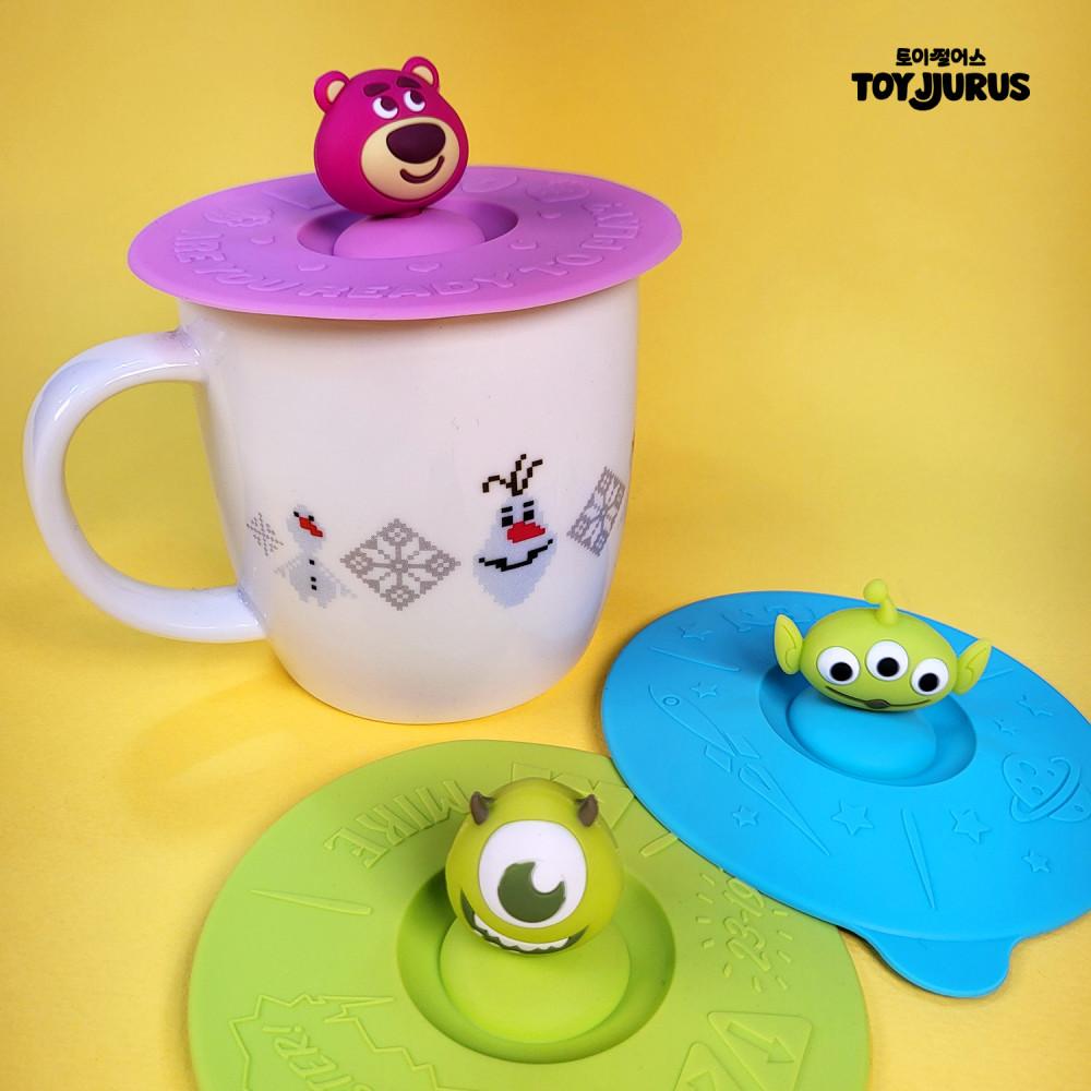 디즈니픽사 토이스토리&몬스터주식회사 캐릭터 컵뚜껑/머그컵 덮개