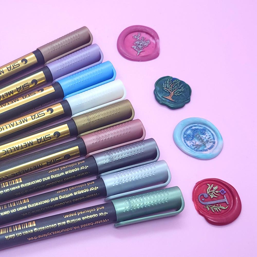 실링왁스 메탈릭 펜 싸인 마커펜 다꾸