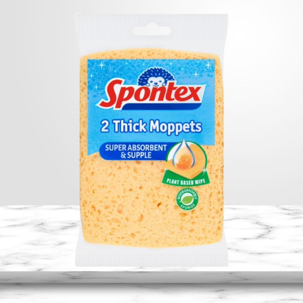미국 직구 스폰텍스 셀룰로오스 두꺼운 스펀지 수세미 1팩에 2개