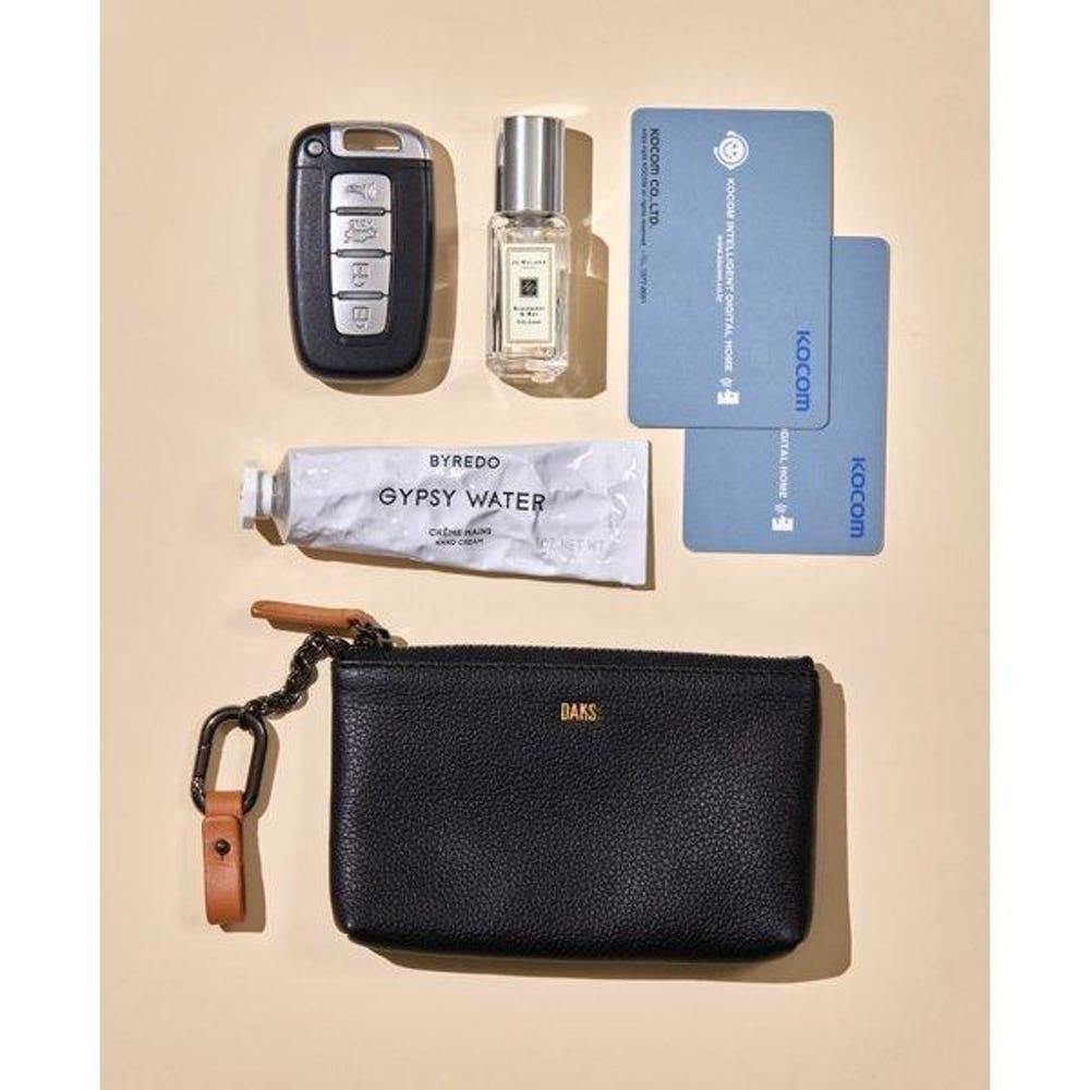 [갤러리아] DBHO5E834 닥스 SOFT TWOTONE 블랙 스마트키 멀티파우치월렛(타임월드)