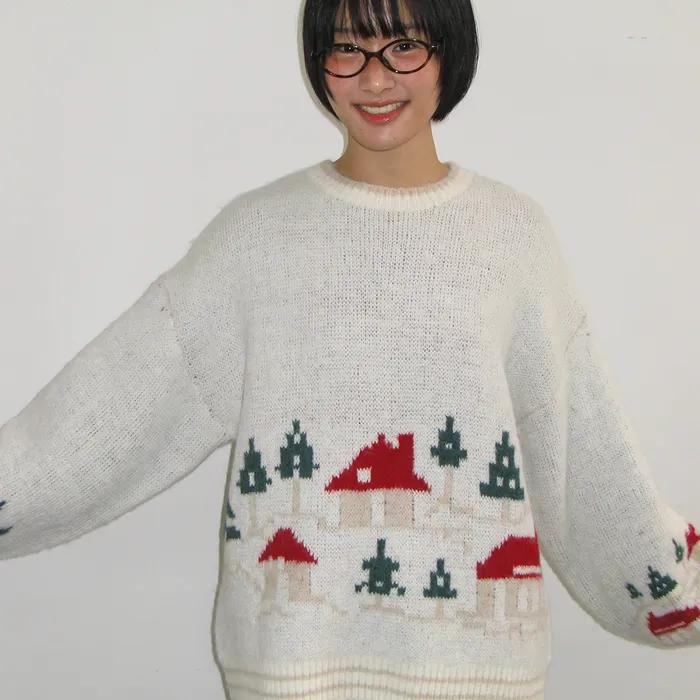 SNOW VILLAGE KNIT PULLOVER IVORY