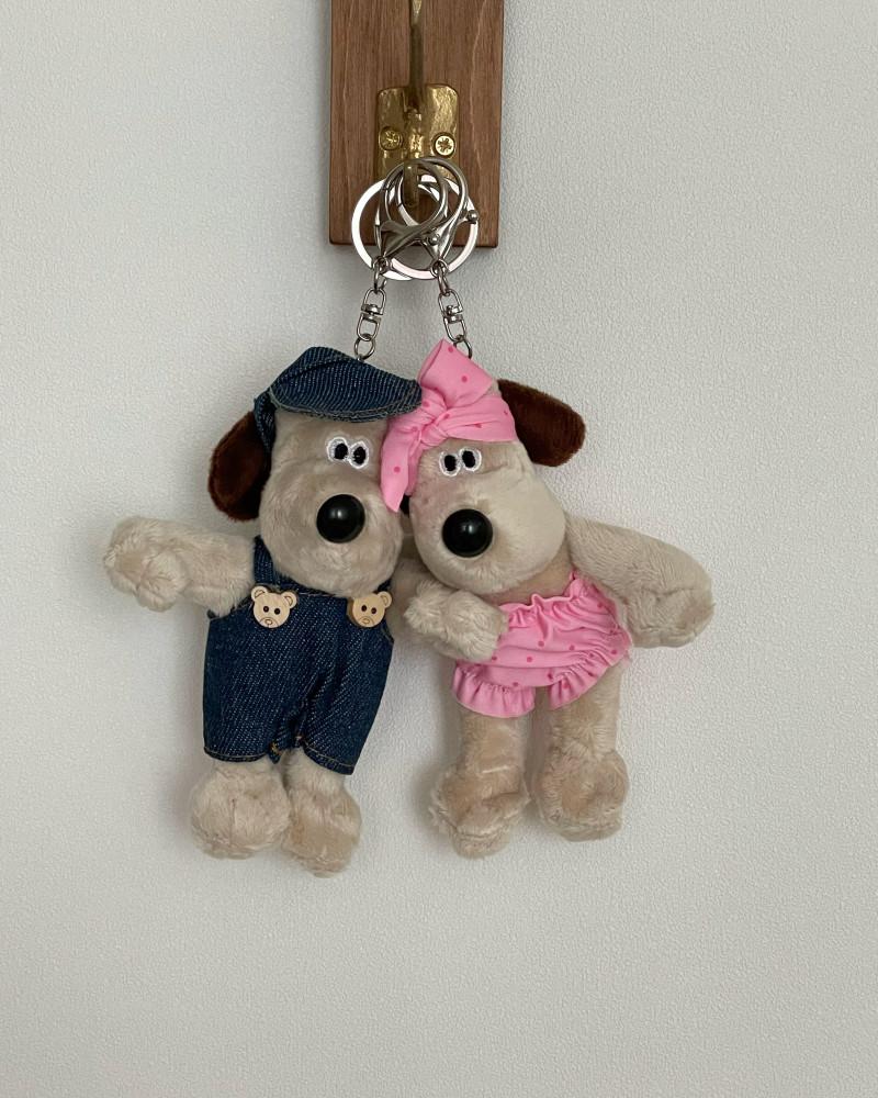 [데이바이데이] 커플 그로밋 인형 키링 (2type)