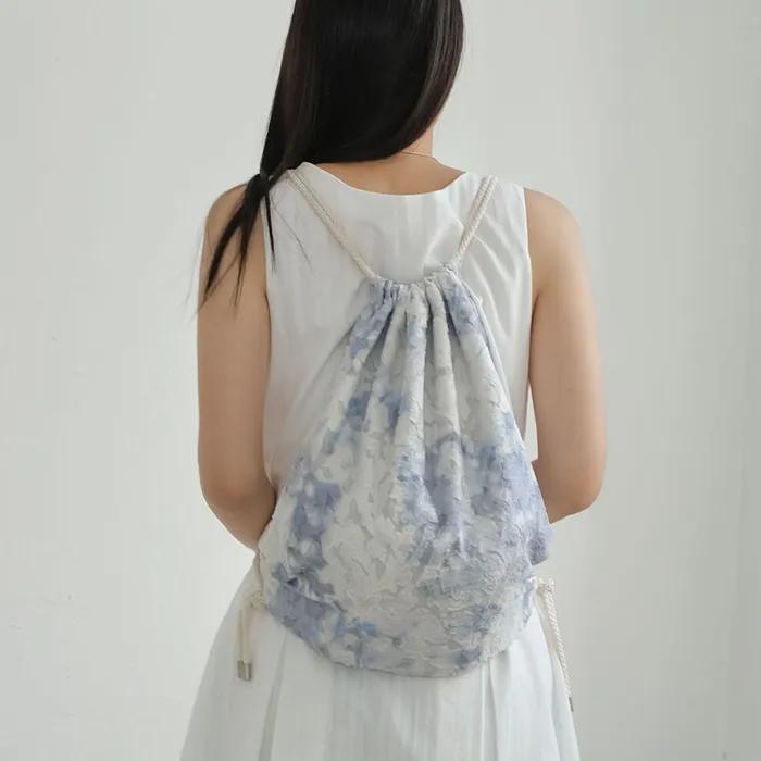 Komorebi string bag - Blue