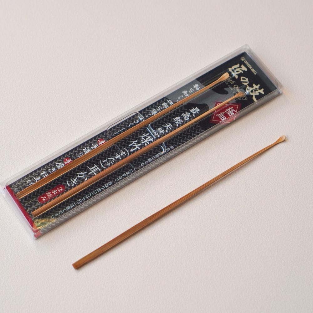 일본 그린벨 장인 귀이개 귀파개 귀후비개 - 대나무 매죽 천연 장인의기술 귀지 잘파지는