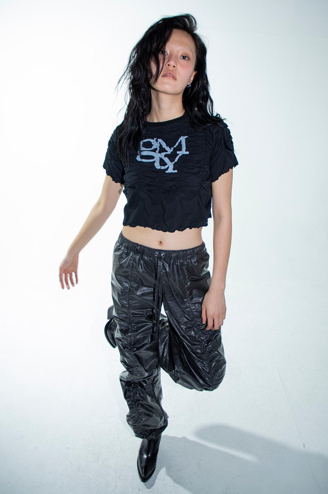 [2nd Restock] [수민 착용]G_SHIRRING T-SHIRTS_22SS / BLACK