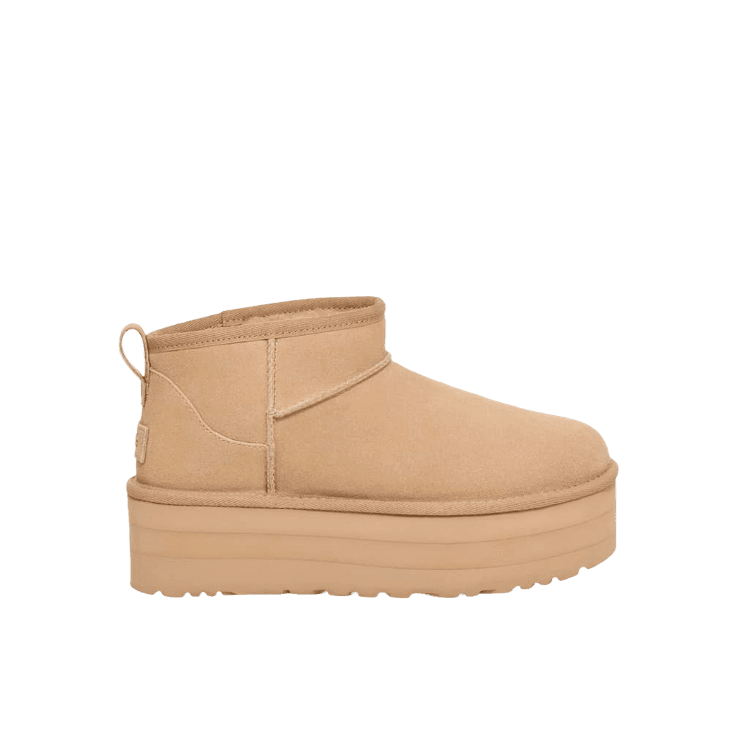 (W) UGG Classic Ultra Mini Platform Mustard Seed