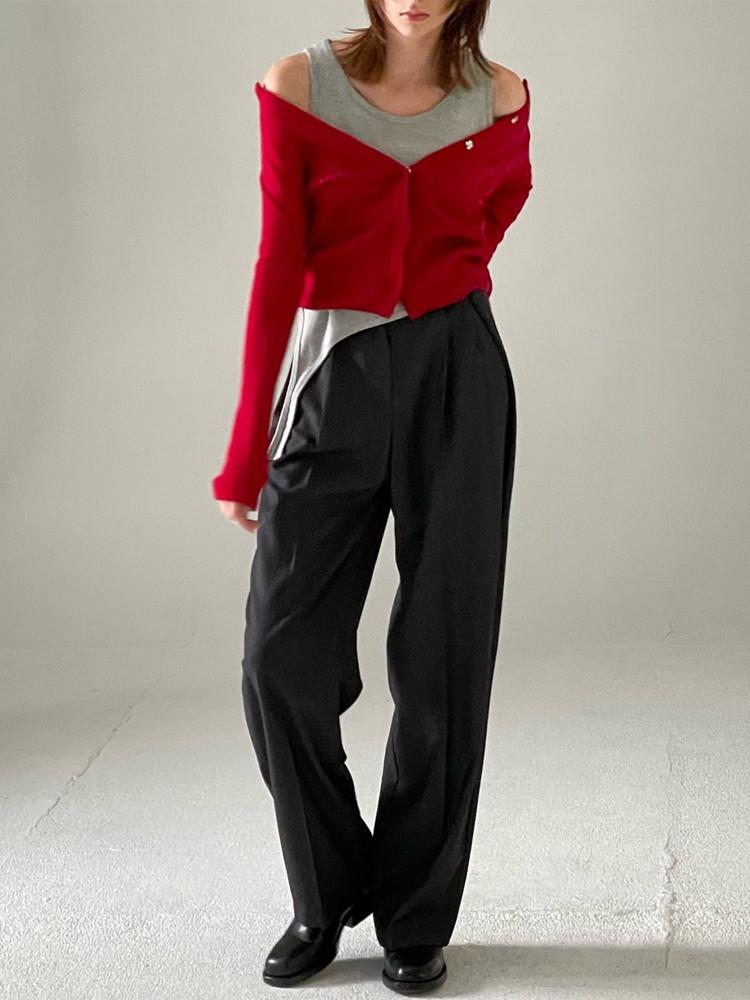 (S사이즈당일) 모어댄예스터데이 몬즈 팬츠 와이드 슬랙스