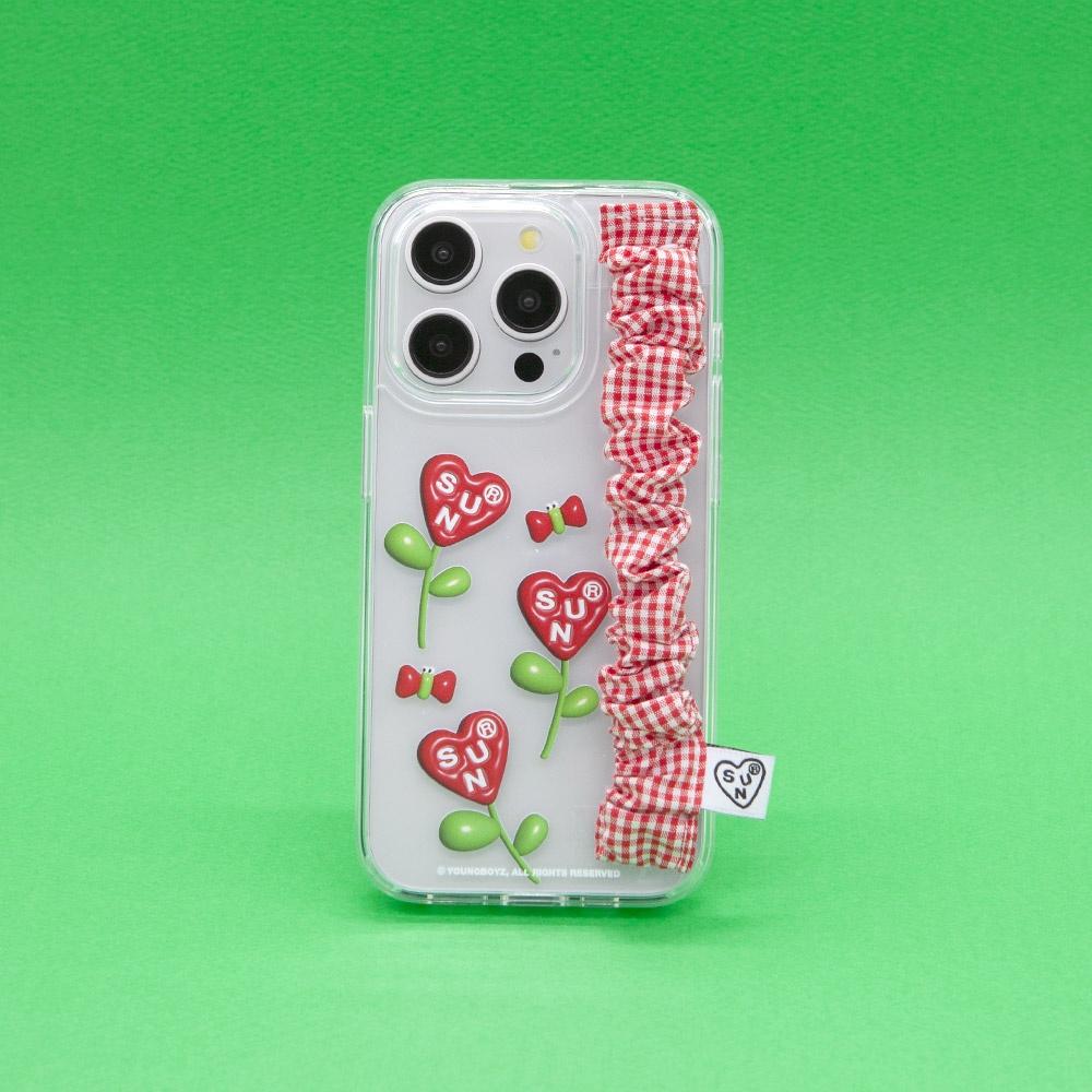 SUN CASE CHECK GOBULL BAND RED