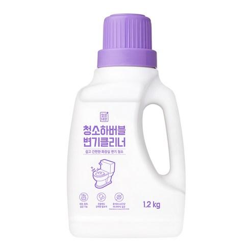 깔끔대장 청소하버블 변기클리너, 1.2kg, 1개 - 청소용세제류 | 쿠팡