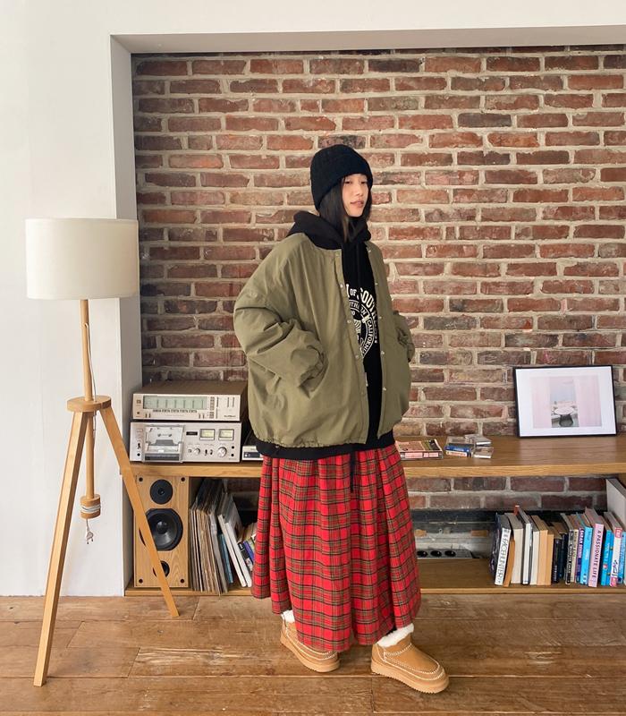 m_아톤 리버시블 퀼팅 점퍼 [2차 재입고]