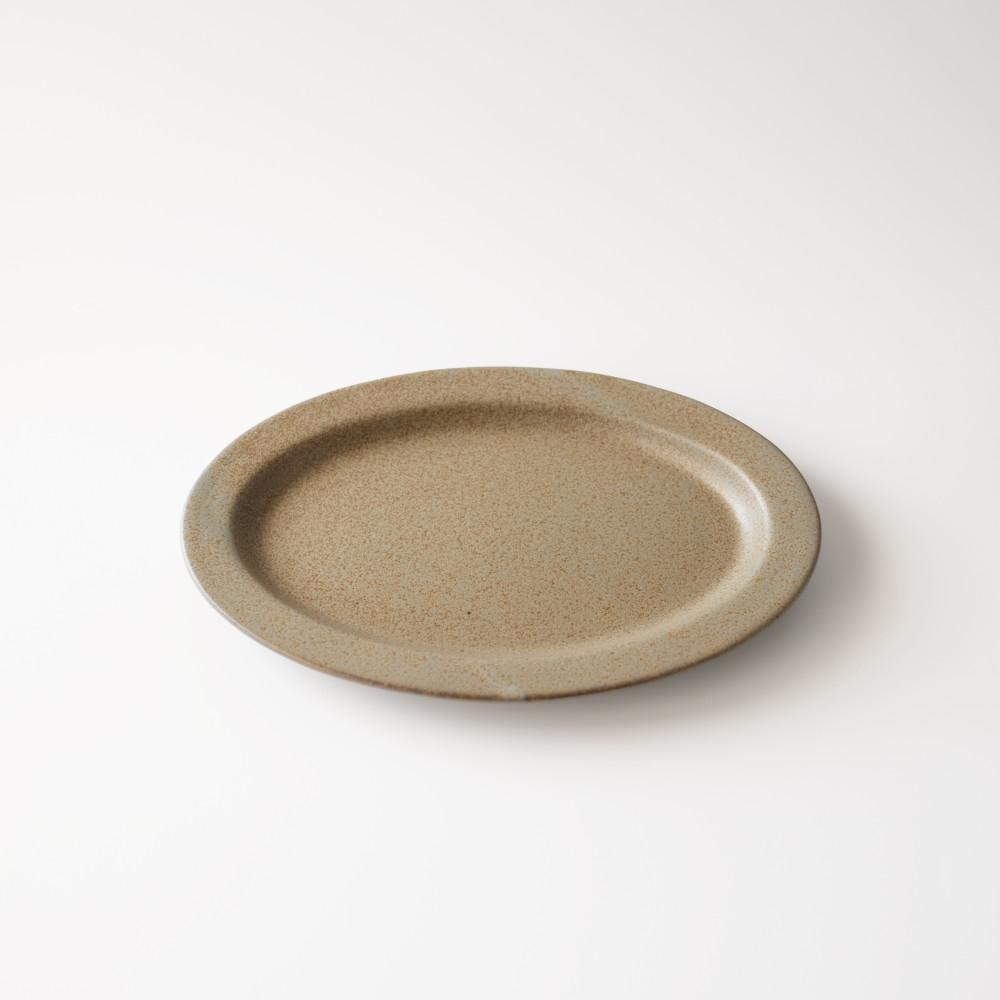 Ancient Pottery Oval Plate Gray 에이션트 포터리 오발 플레이트 그레이